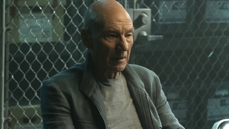 Jean-Luc Picard looking sullen on 