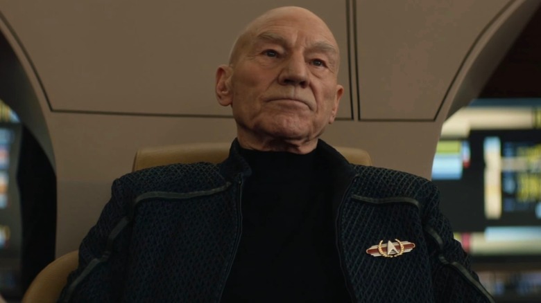 Picard sitting down