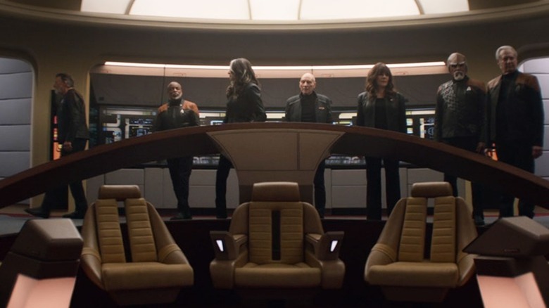 The USS Enterprise-D bridge