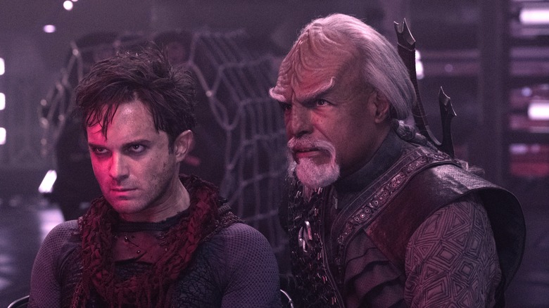 Decker and Worf glower on Star Trek Picard