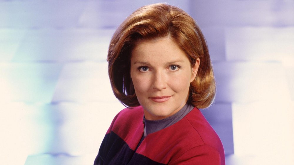 Kate Mulgrew as Captain Kathryn Janeway on Star Trek: Voyager