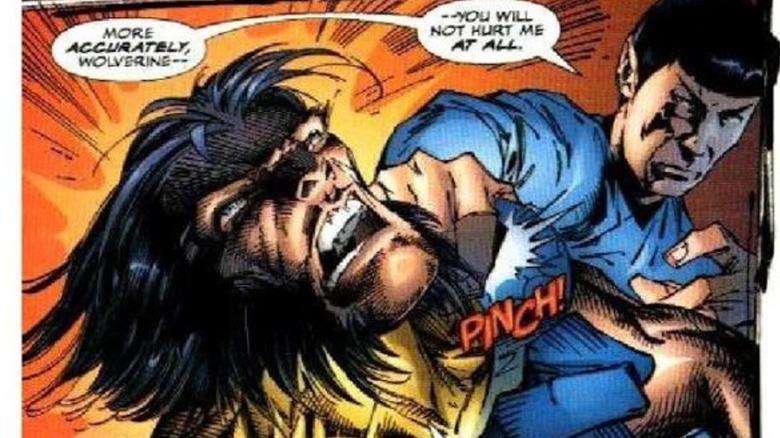 Spock punches Wolverine