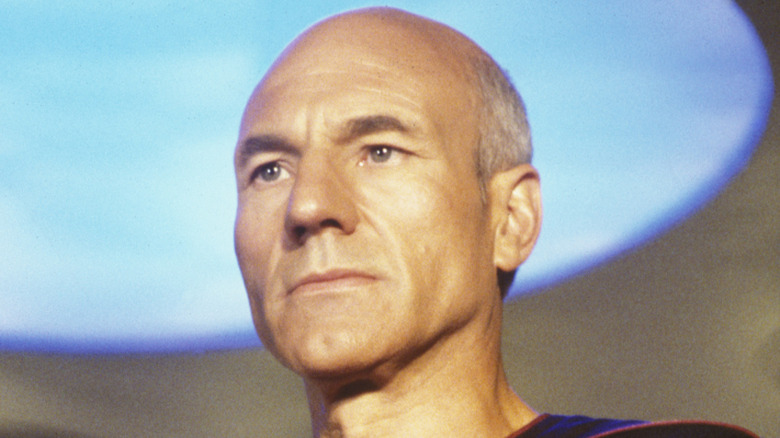 Patrick Stewart as Captain Picard in 