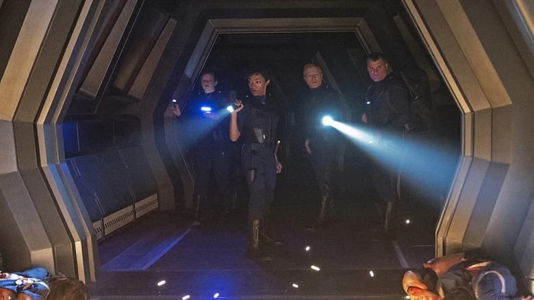Burnham and team on dead ship