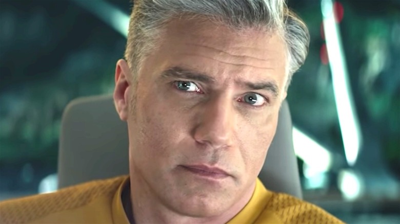 Anson Mount as Christopher Pike on 'Star Trek Strange New Worlds'