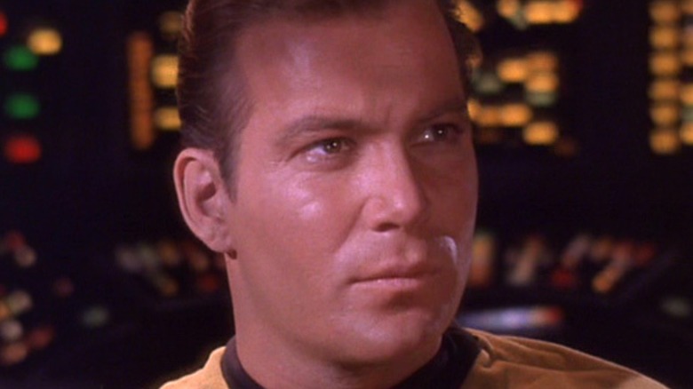 Captain Kirk scowls in The Man Trap