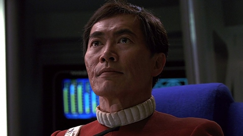 Captain Sulu on USS Excelsior bridge