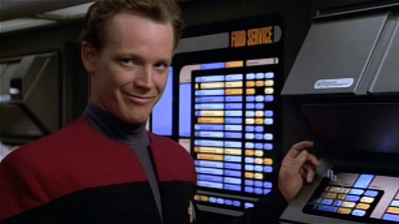 Tom Paris weirdly smirking on Star Trek: Voyager (1995 - 2001)