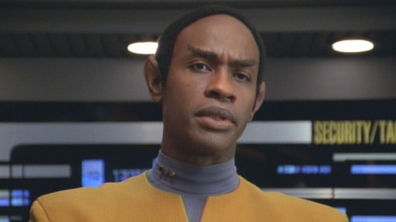 Tuvok looking perplexed on Star Trek: Voyager (1995 - 2001)