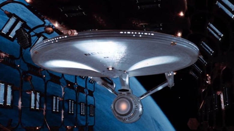 USS Enterprise docking