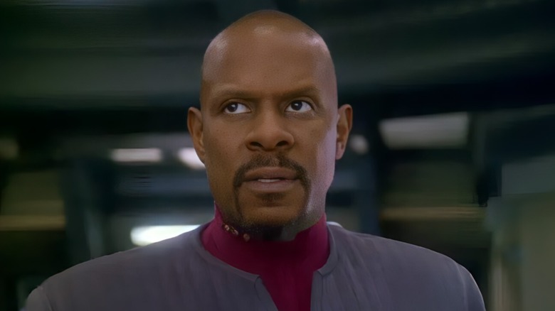 Benjamin Sisko wearing captain's uniform