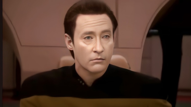 Mr. Data looking on