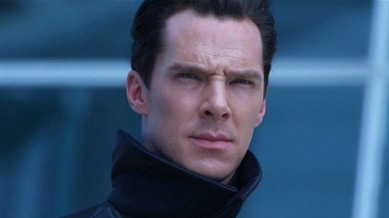 Khan observing his evil plot unfolding in Star Trek Into Darkness (2013)
