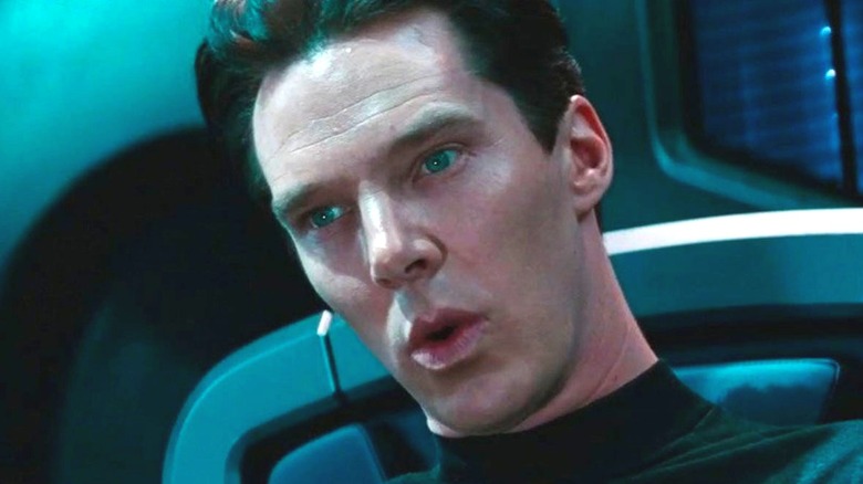 Khan in Captain's chair