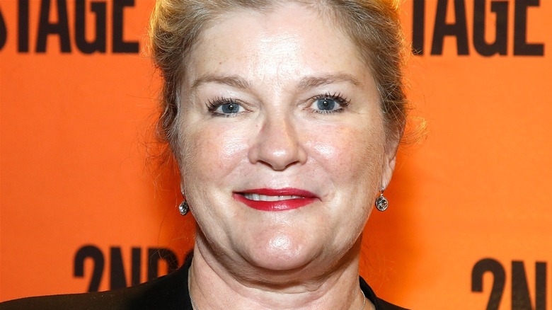 Kate Mulgrew looking happy