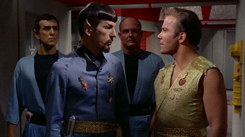 Spock and Kirk in the Mirror Universe