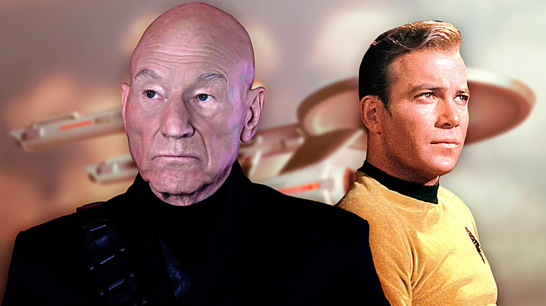 Captains Picard and Kirk