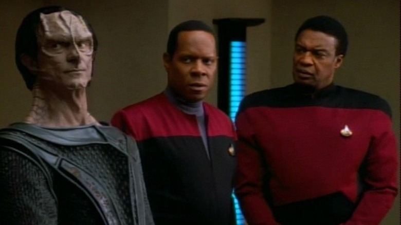 Dukat, Sisko, and Hudson