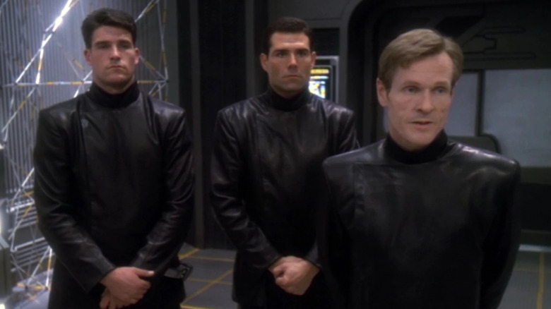 Sloan and two henchman in Star Trek: Deep Space Nine