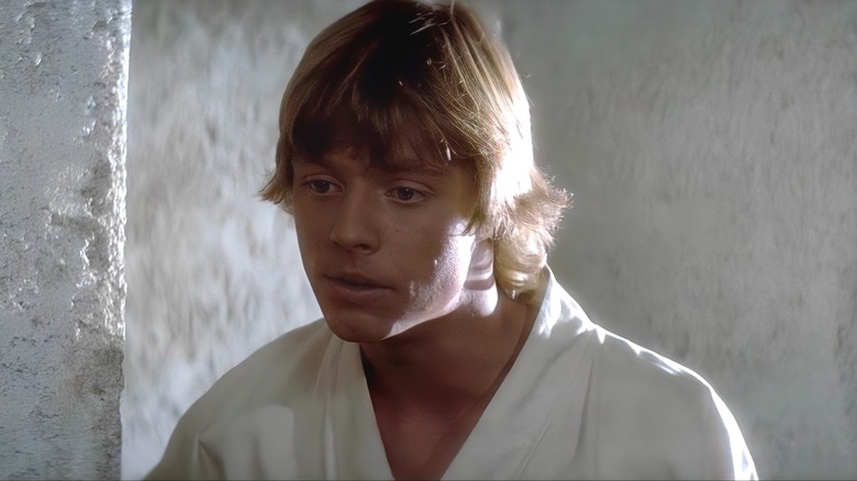Luke Skywalker worried