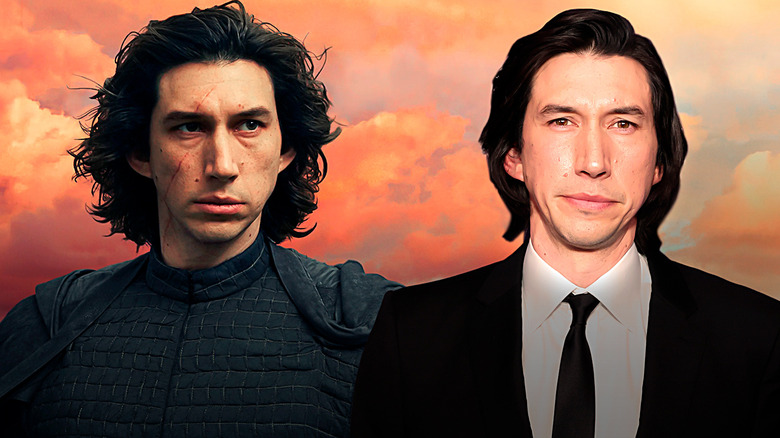 Kylo Ren and Adam Driver