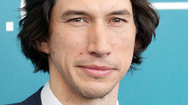 Adam Driver looking happy