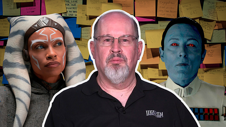 Composite of Ahsoka, Thrawn, and Timothy Zahn