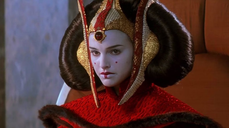 Queen Amidala stoic