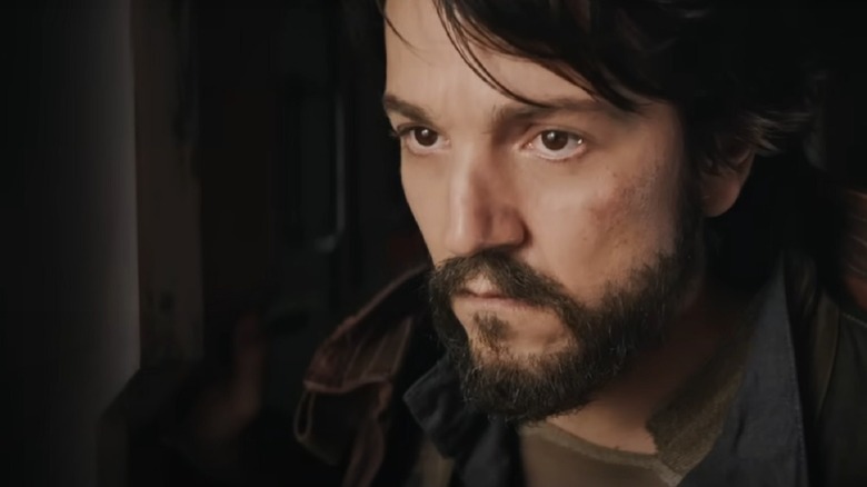 Cassian Andor looking serious