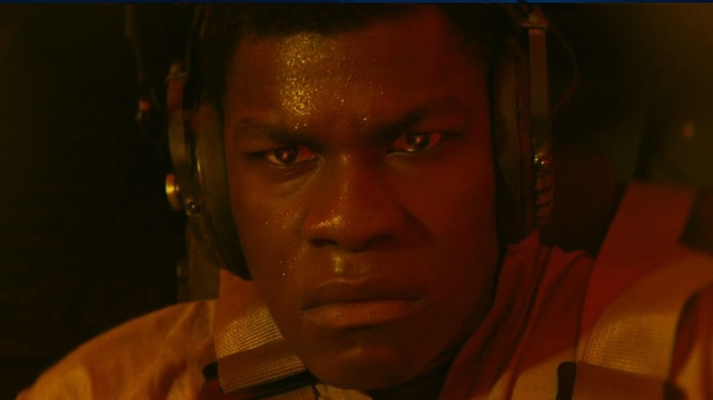 Finn sweating