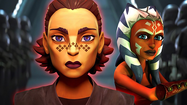 Barriss Offee with Ahsoka Tano