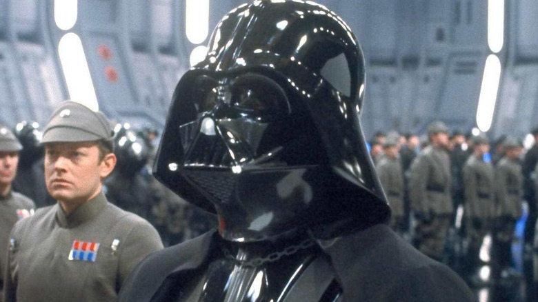 Darth Vader awaiting the Emperor in 