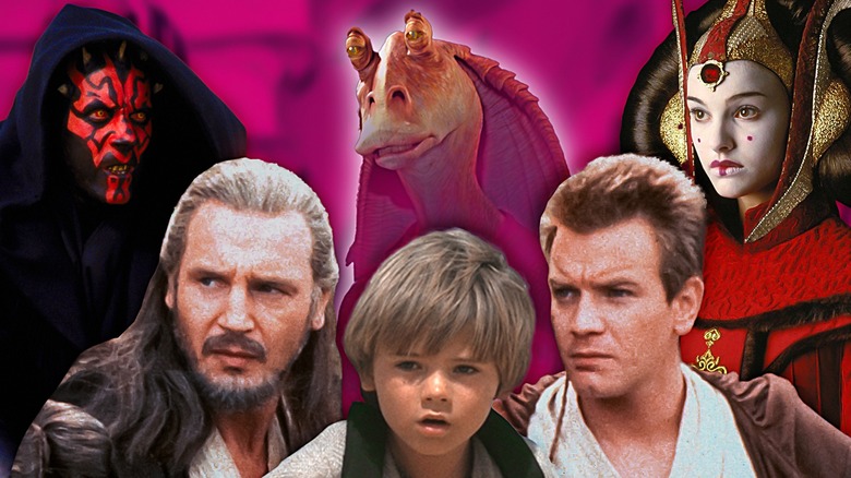 Phantom Menace characters composite