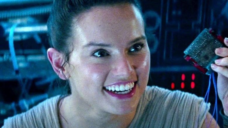 Daisy Ridley as Rey in Star Wars: The Force Awakens