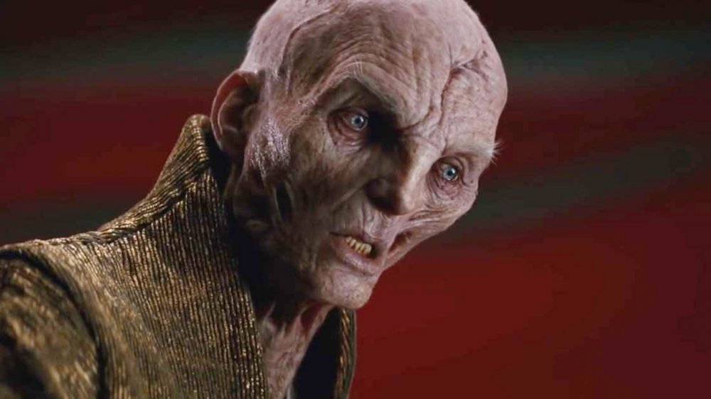 Supreme Leader Snoke in Star Wars: The Last Jedi