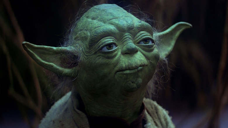 Close-up of Yoda in 