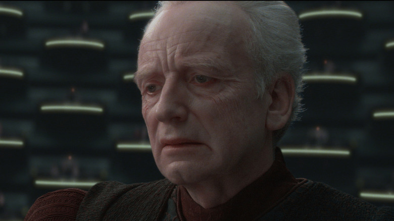 Palpatine looking distraught