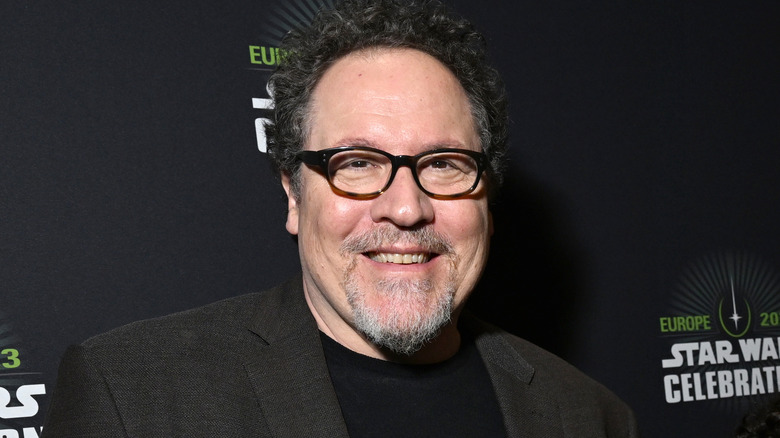 Jon Favreau poses