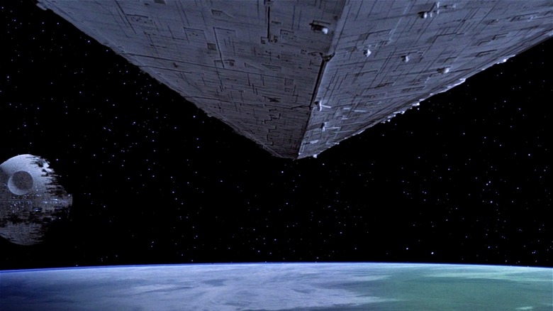 Super Star Destroyer coming into frame