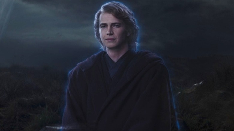 Anakin's Force ghost smiling