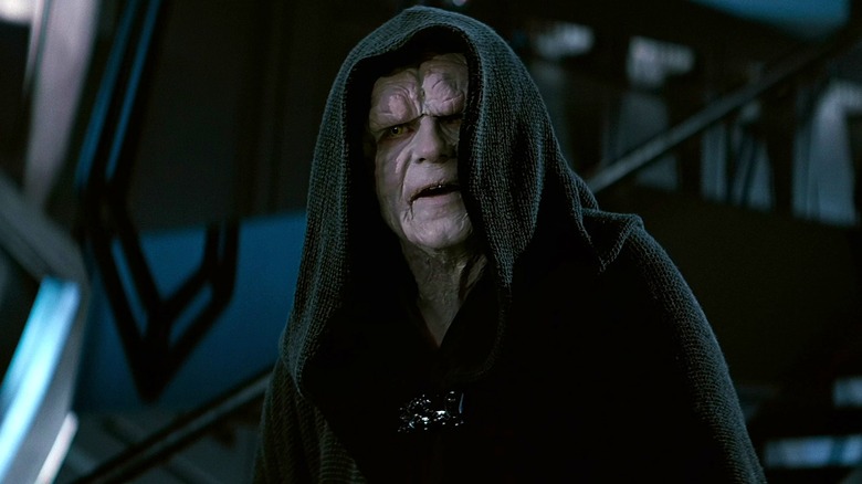 Emperor Palpatine looking menacing