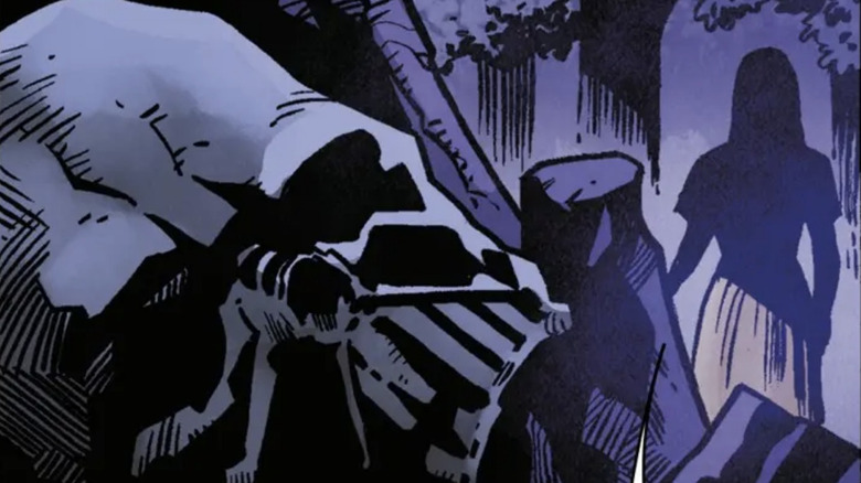 Leia walks away from Darth Vader's helmet in Star Wars: Battle of Jakku - Insurgency Rising #1 (2024)