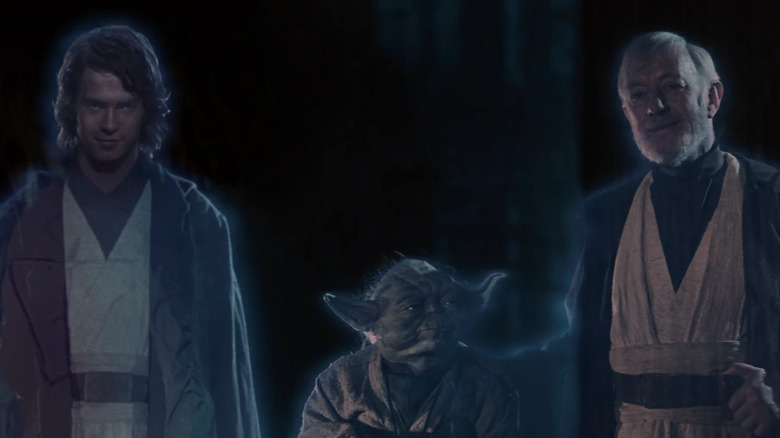 Force ghosts Star Wars Return of the Jedi