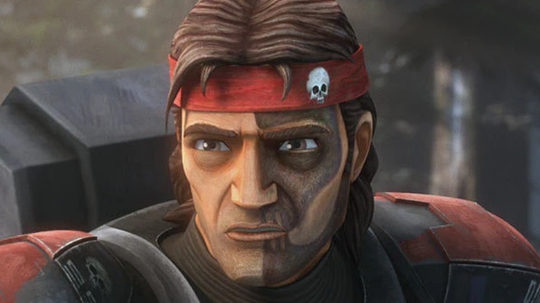 Hunter without his helmet