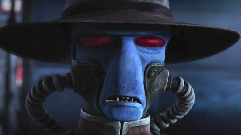 Cad Bane with a toothpick in his mouth