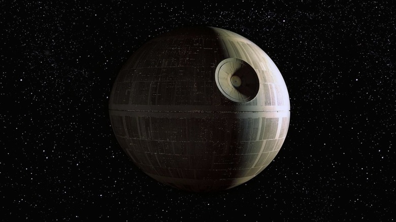 The Death Star in space