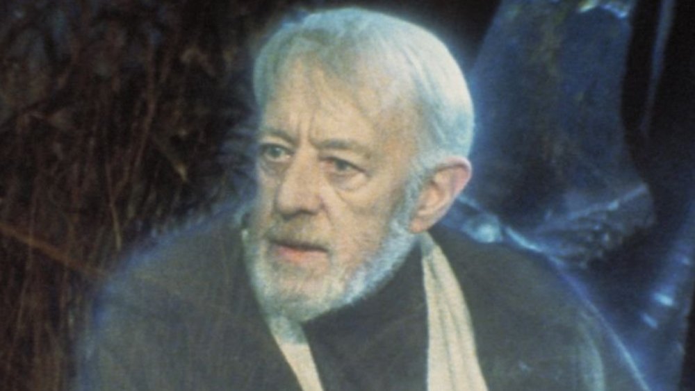 Sir Alec Guinness as Obi-Wan Kenobi, from Star Wars