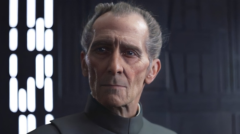 Tarkin looking serious