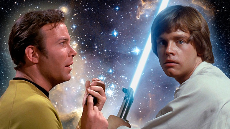 Captain Kirk and Luke Skywalker