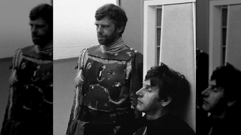 Jeremy Bulloch David Prowse on set Star Wars